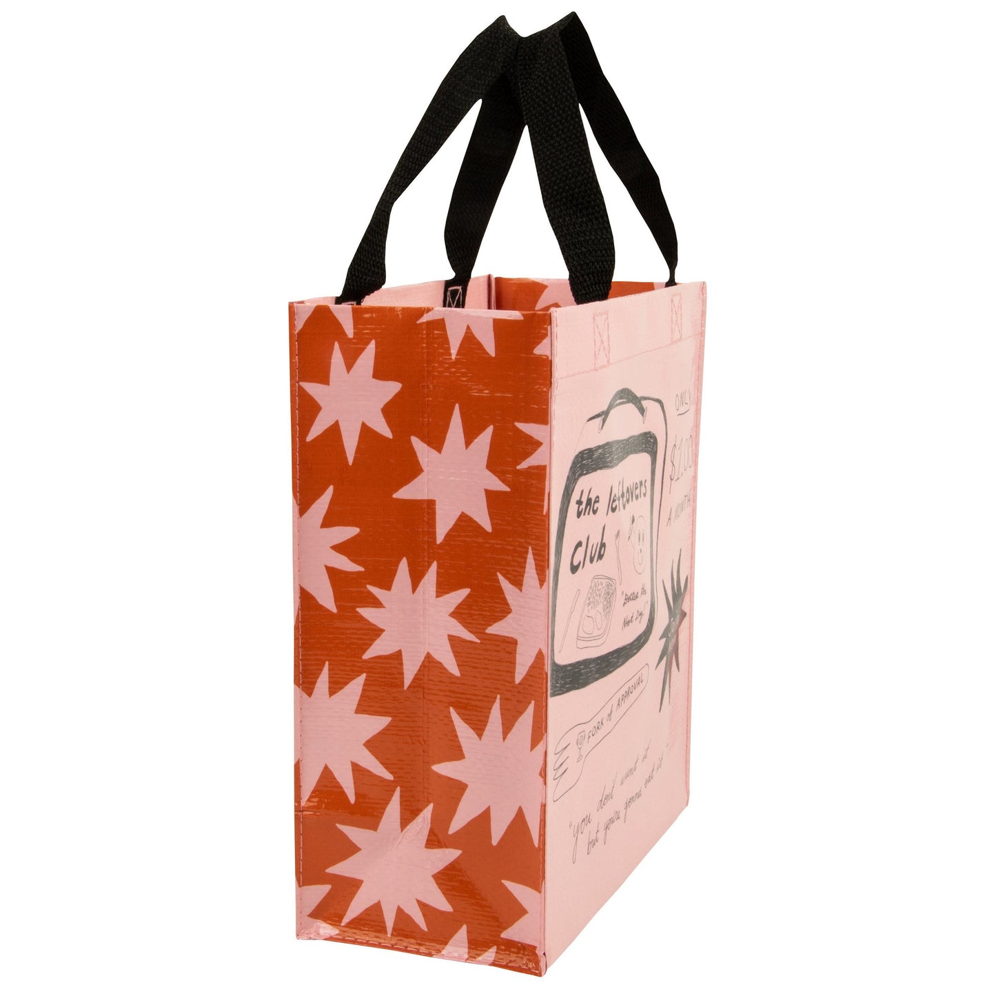 The Leftovers Club Handy Tote Bag | Reusable Lunch Gift Bag | 10" x 8.5"