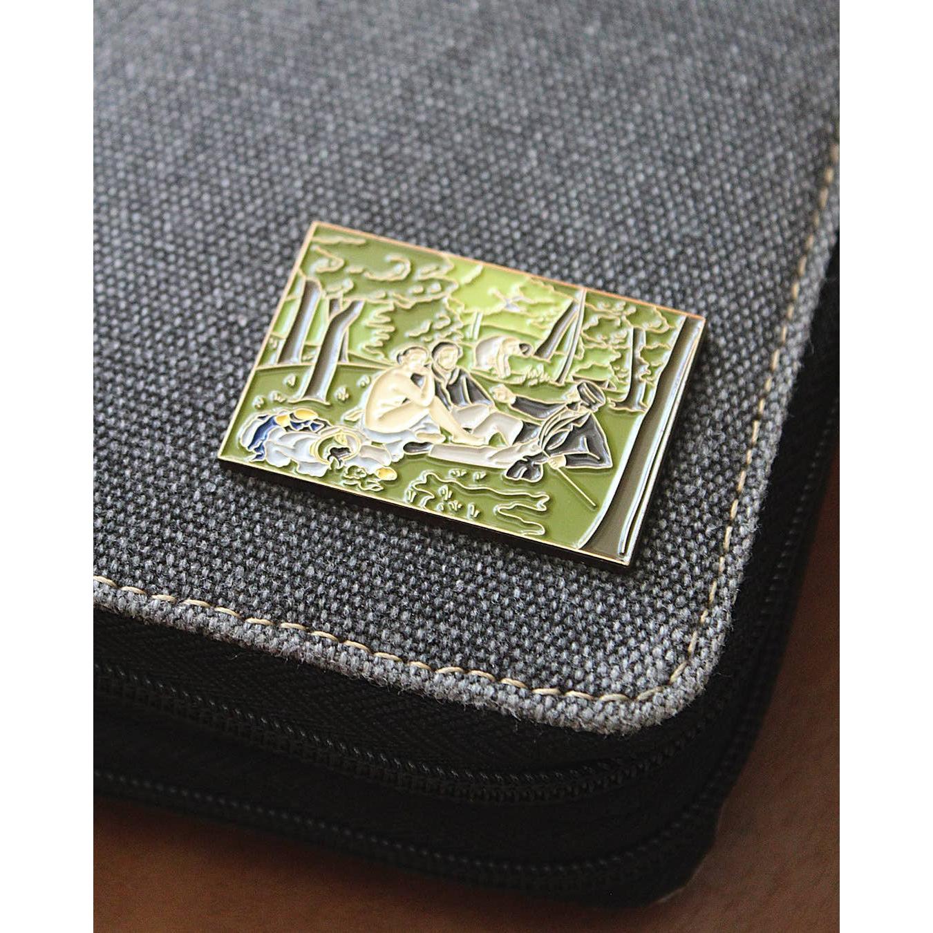 The Luncheon on the Grass Enamel Pin | Soft Lapel Pin | 1.25" x 1.75"