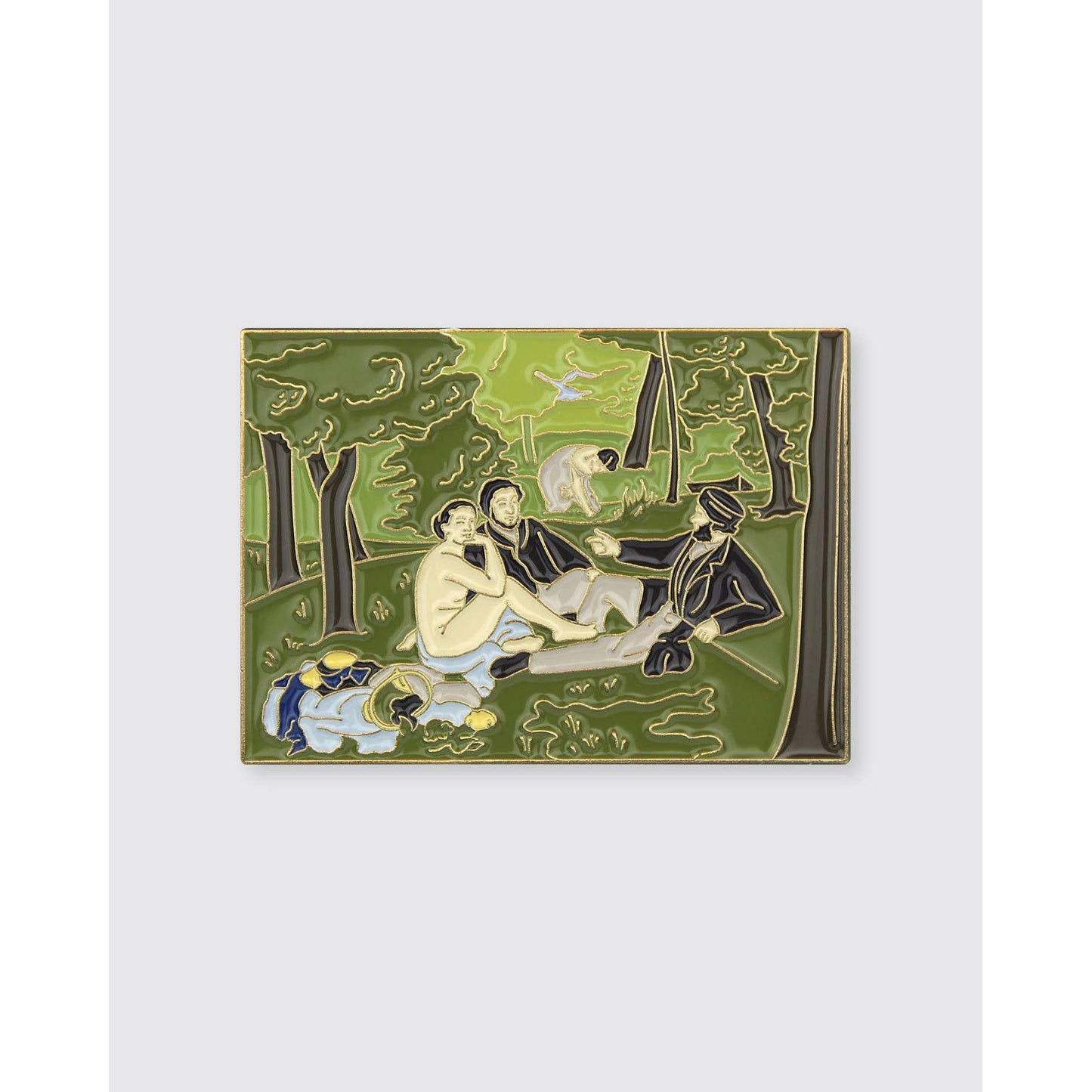 The Luncheon on the Grass Enamel Pin | Soft Lapel Pin | 1.25" x 1.75"