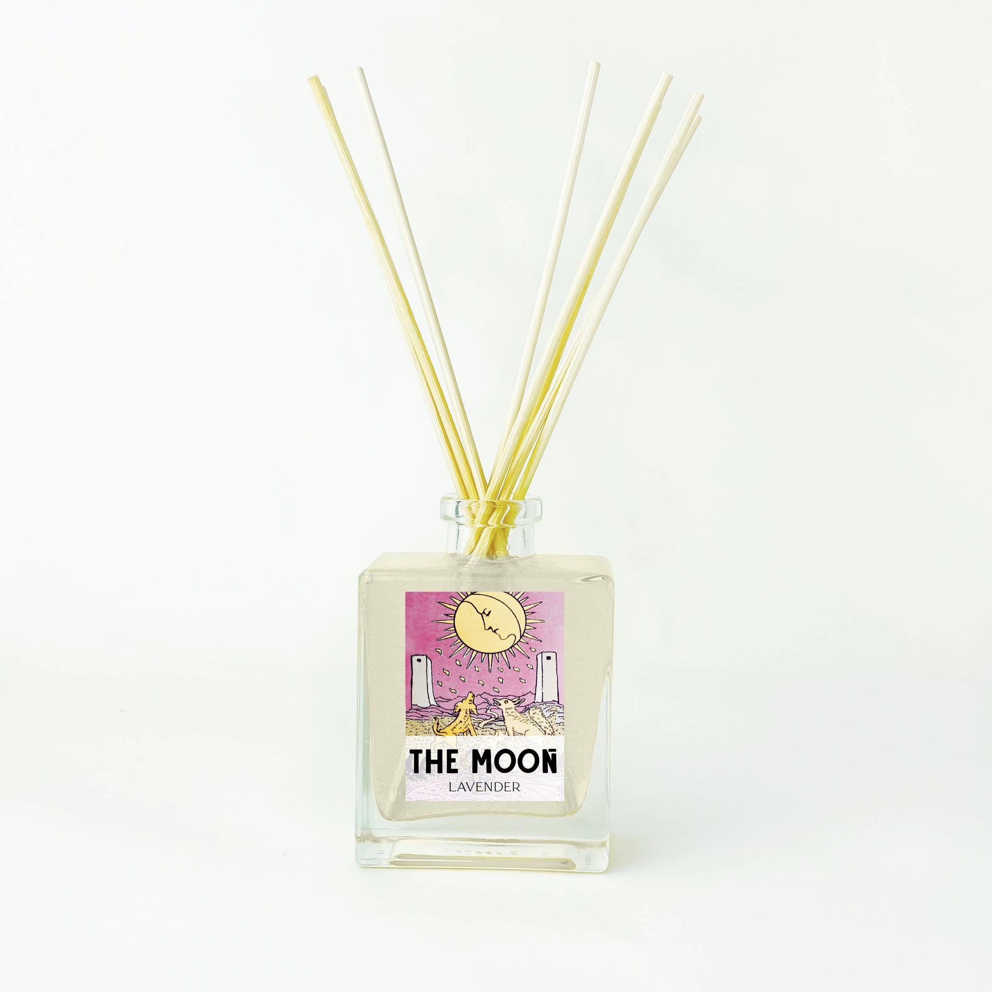 The Moon Tarot Card Home Reed Diffuser in Lavender Scent | Aromatheraphy Gift Idea