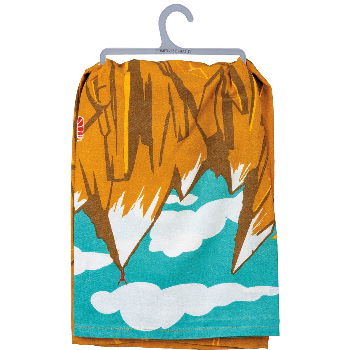 The Mountains Are Calling Cotton Full Color Dish Towel