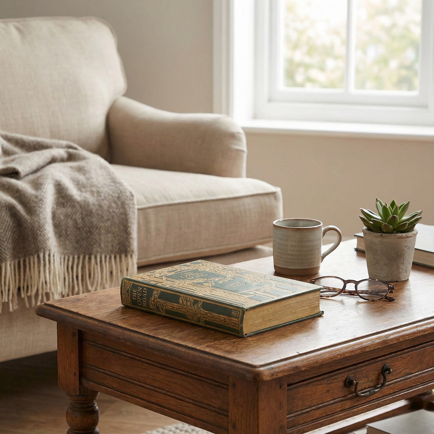 The Open Road Vintage Book Box | Trees Book Shaped Storage Stash Trinket Box