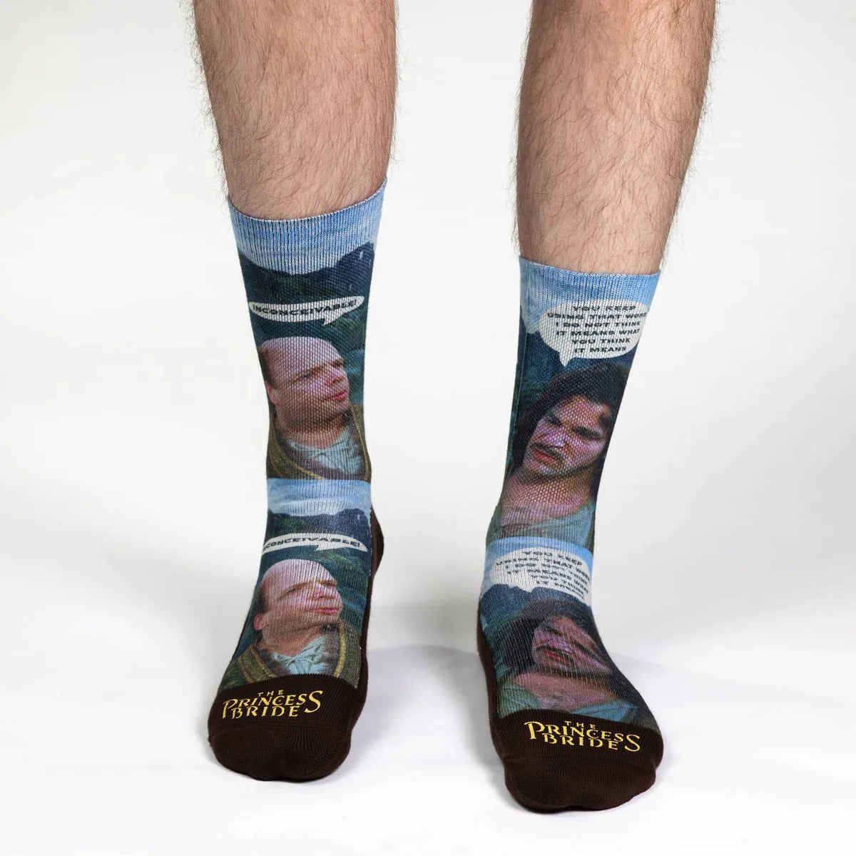 The Princess Bride Inconceivable Men's  Socks | Movie Quote Crew Socks