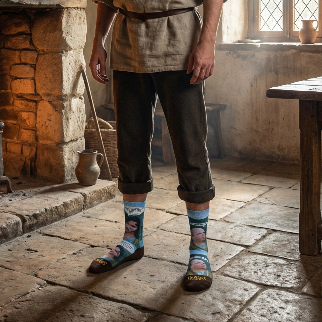 The Princess Bride Inconceivable Men's  Socks | Movie Quote Crew Socks