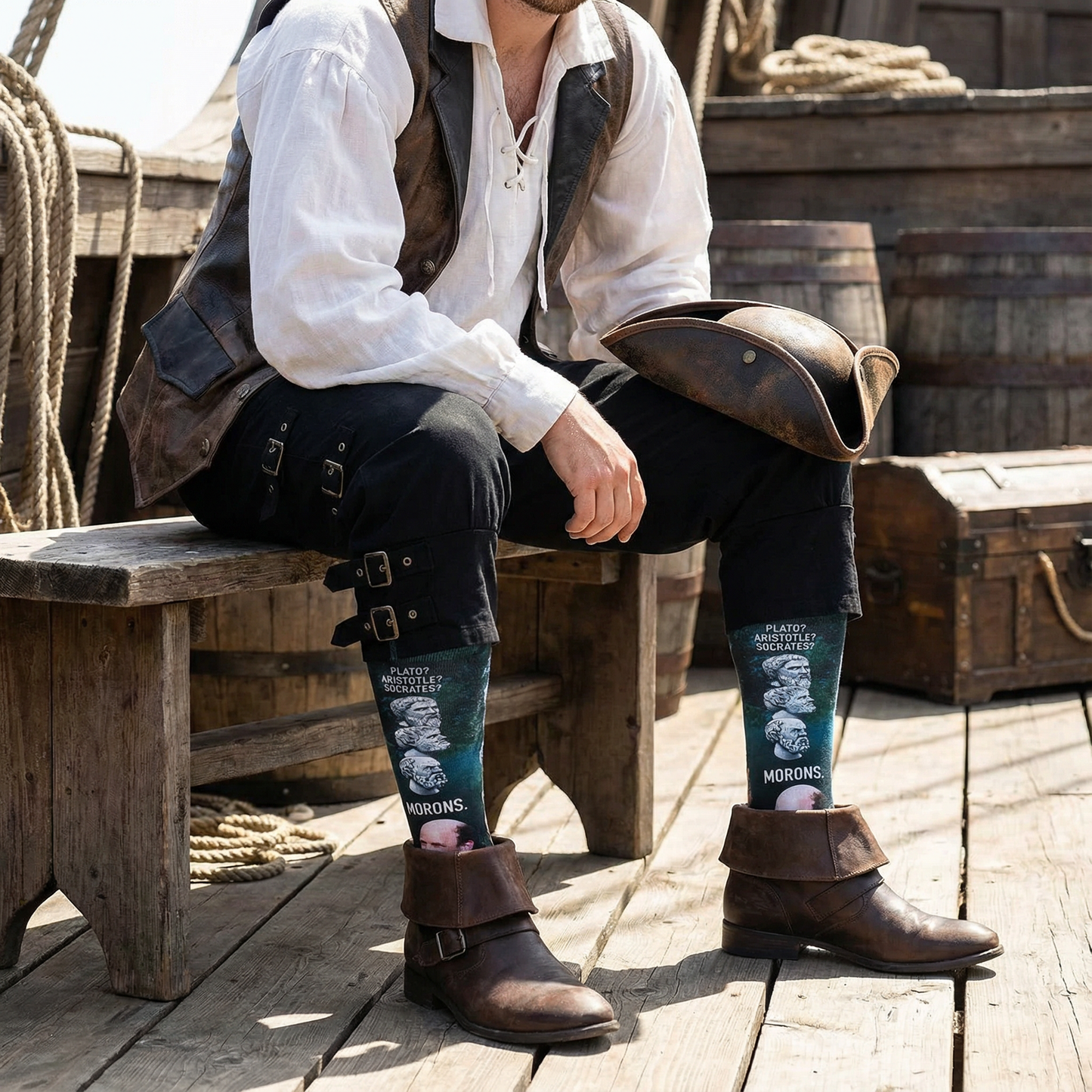 The Princess Bride “Morons” Men's Socks | Funny Movie Quote Socks