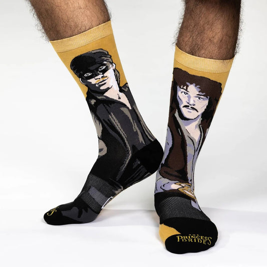 The Princess Bride Westley & Inigo Montoya Men's Socks | Movie Character Crew Socks