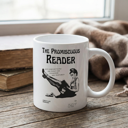 The Promiscuous Reader Ceramic Mug 11oz