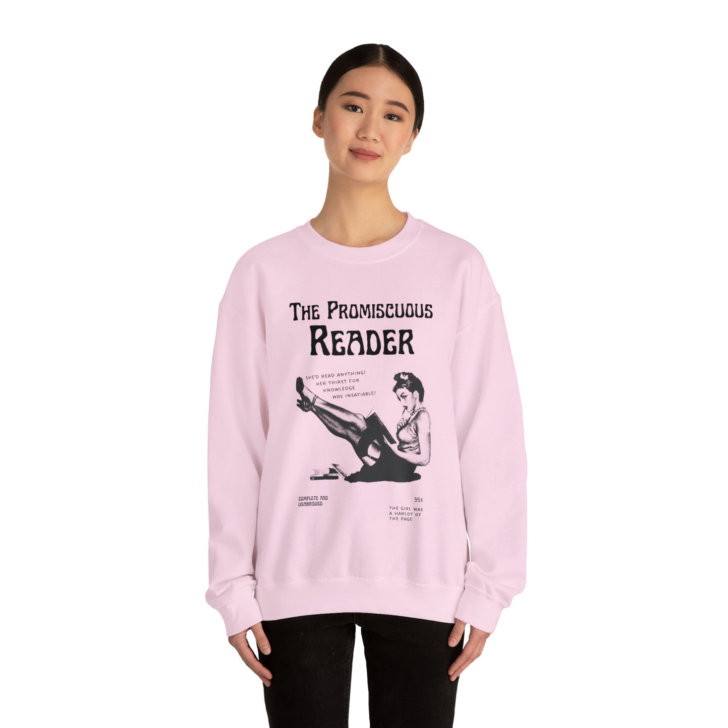 The Promiscuous Reader Unisex Heavy Blend™ Crewneck Sweatshirt