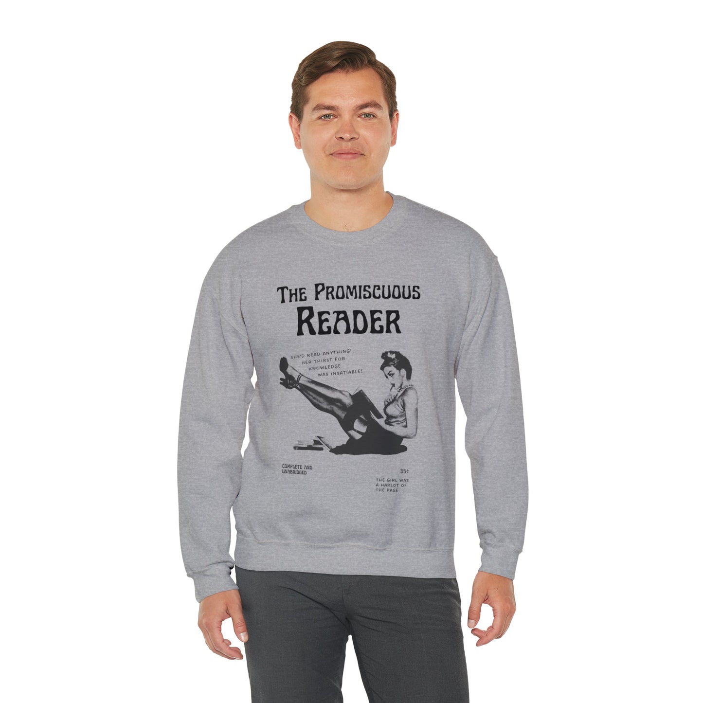 The Promiscuous Reader Unisex Heavy Blend™ Crewneck Sweatshirt