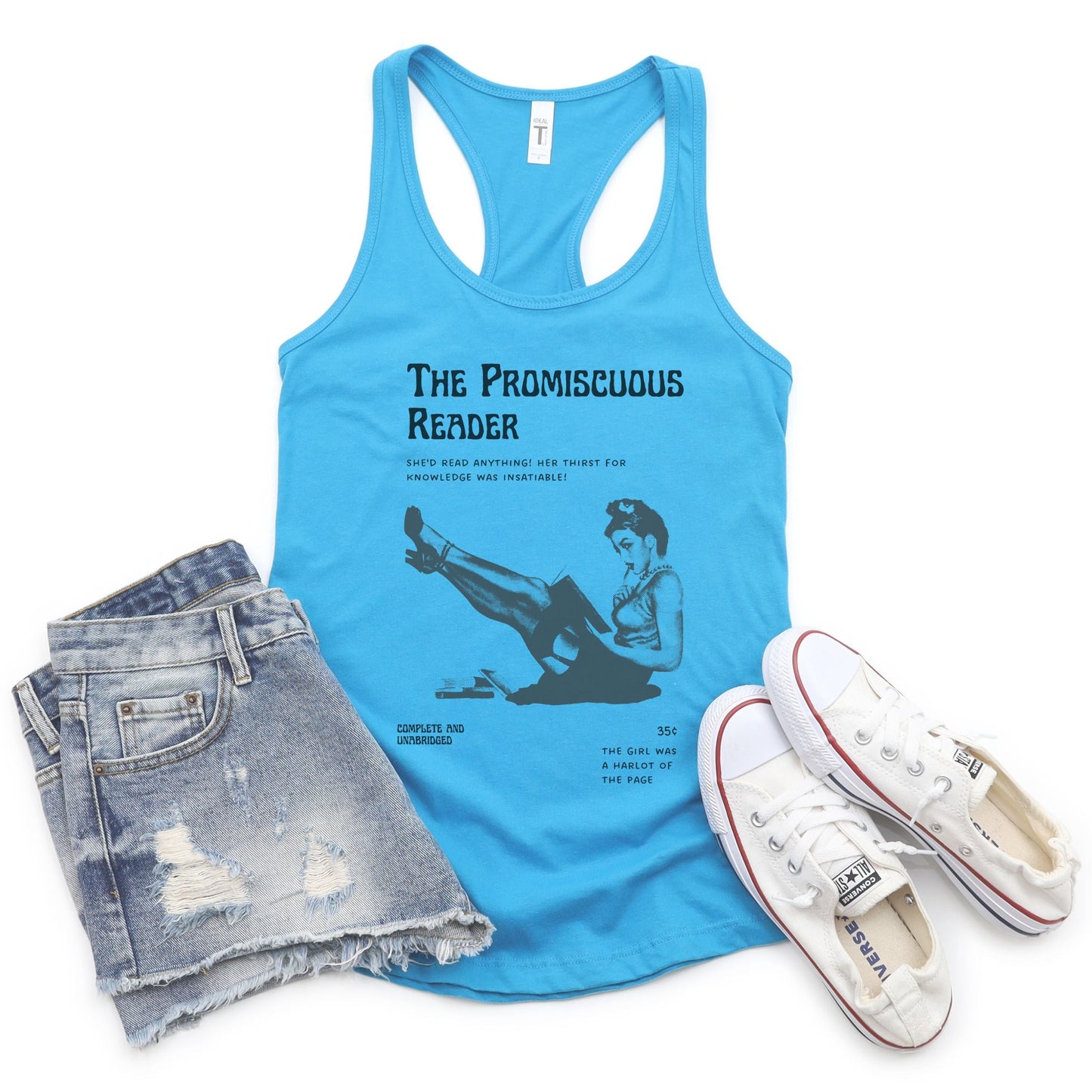 The Promiscuous Reader Women's Ideal Racerback Tank