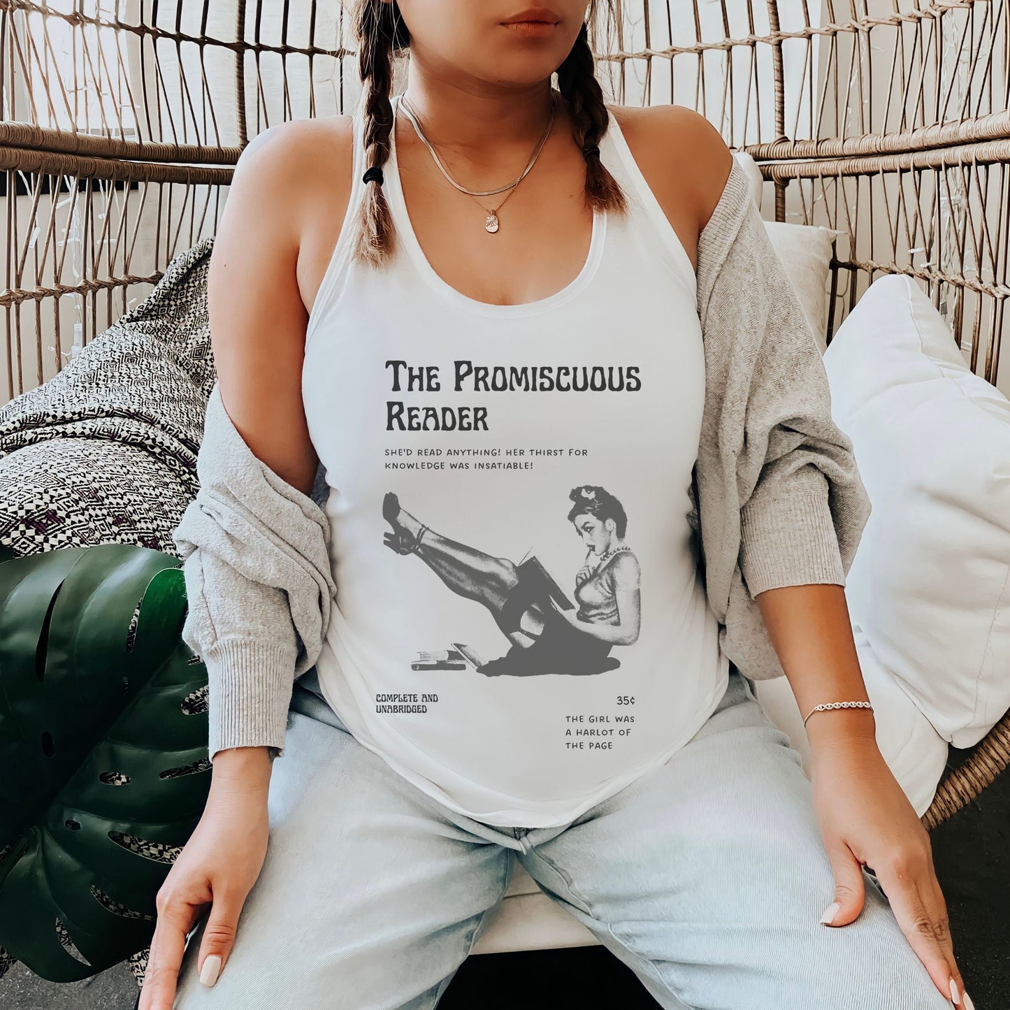 The Promiscuous Reader Women's Ideal Racerback Tank