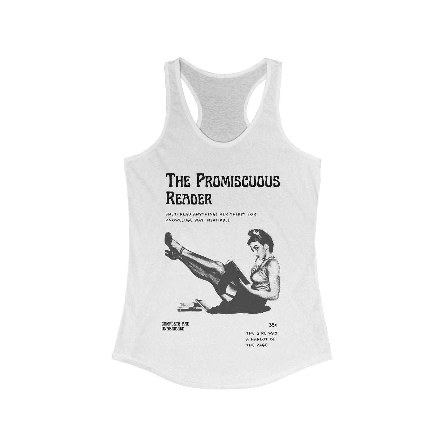 The Promiscuous Reader Women's Ideal Racerback Tank