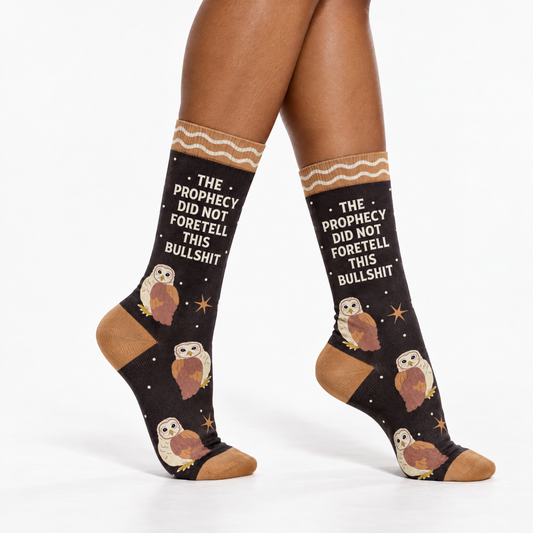 The Prophecy Did Not Foretell This Bullshit Crew Socks