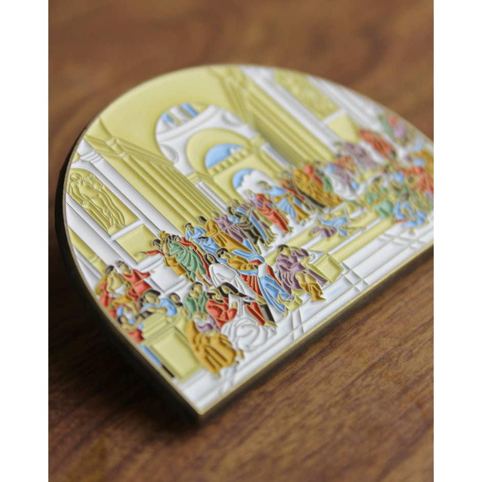 The School of Athens Enamel Pin by Raphael | Large Art Soft Lapel Pin | 2.75" x 2"