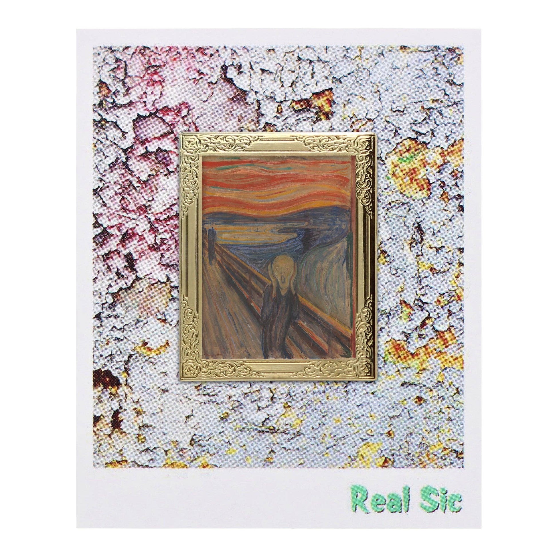 The Scream by Munch Art Frame Pin | Museum Enamel Lapel Pin-Real Sic-The Bullish Store