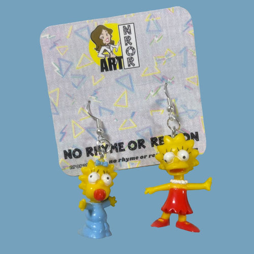 The Simpsons: Lisa and Maggie Earrings