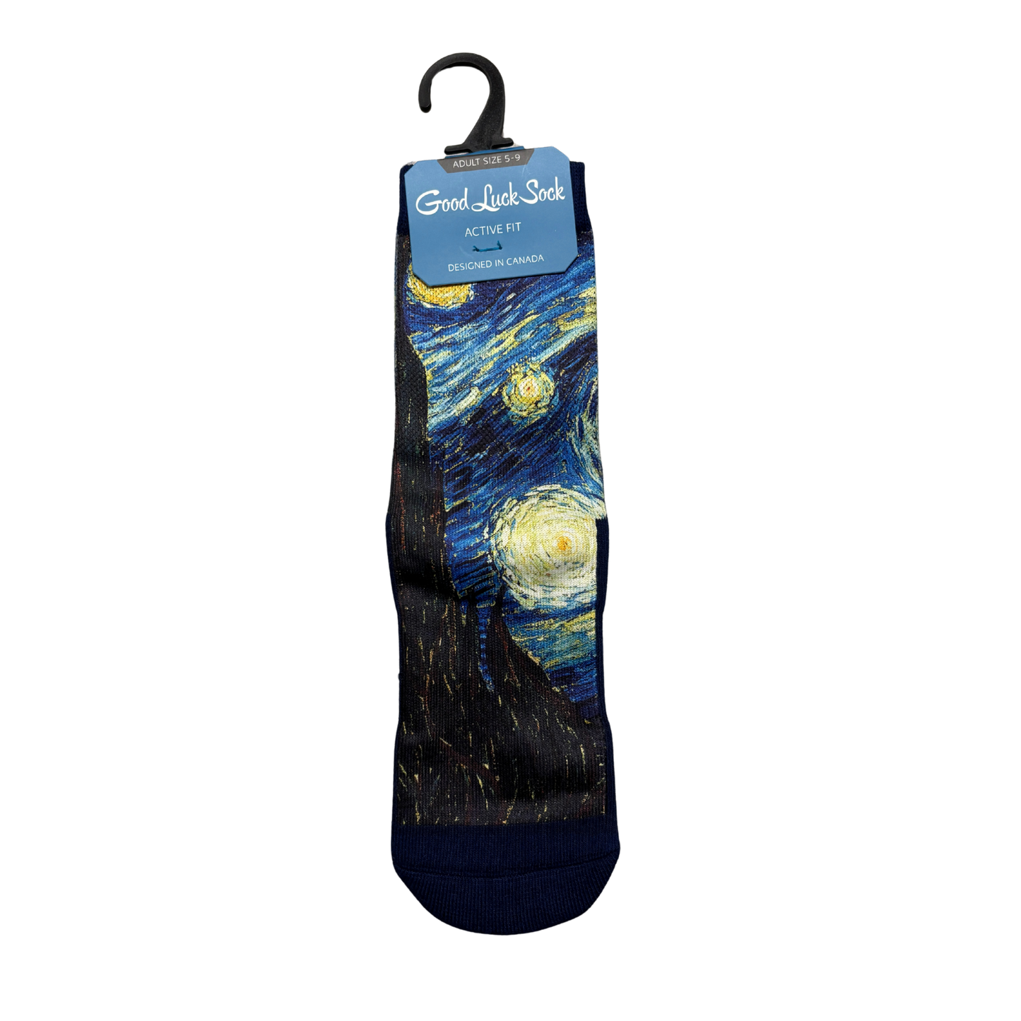 The Starry Night Art Women's Crew Socks | Vibrant Van Gogh-Inspired Crew Socks