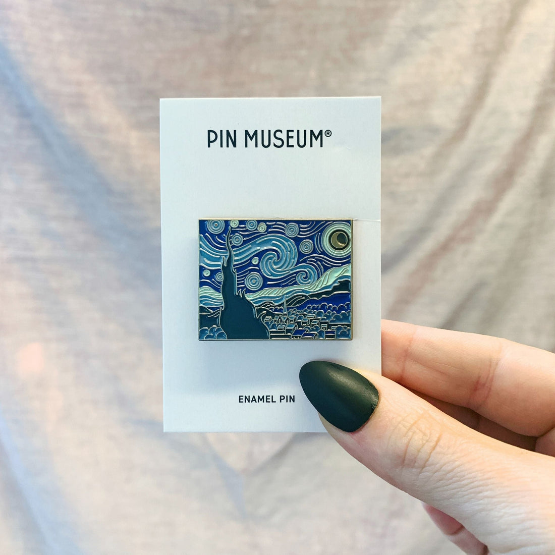 The Starry Night Enamel Pin | Soft Lapel Pin | 1.2