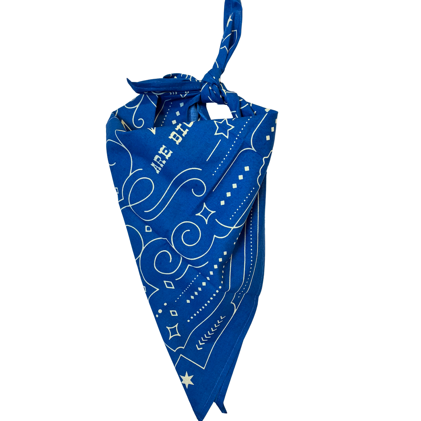 The Stars at Night Are Big & Bright Texas Bandana | Cotton Headwrap Scarf | 22'' x 22''