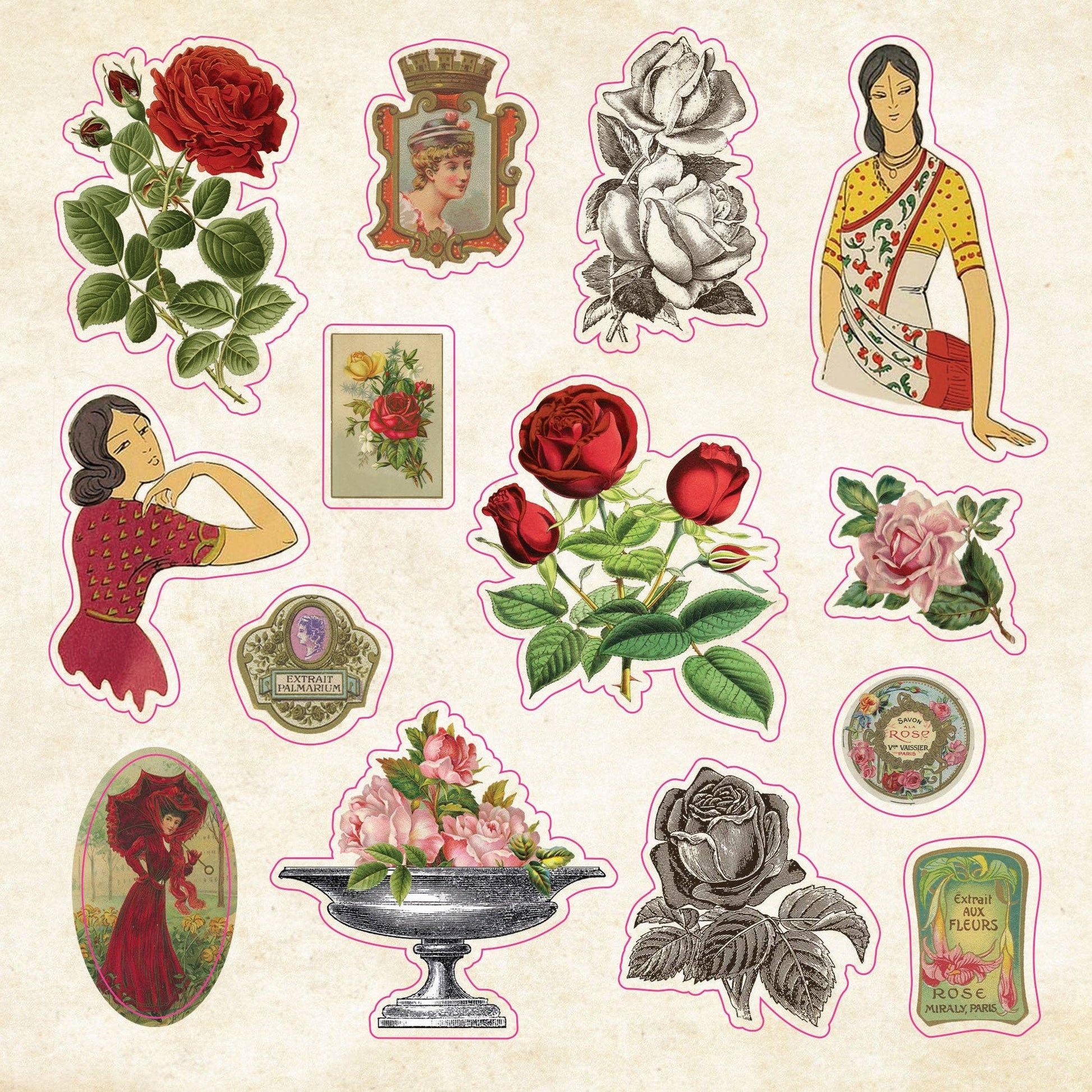 The Sticker Book of Curiosities | An Eclectic Compendium of Vintage Stickers | Over 750 Decals