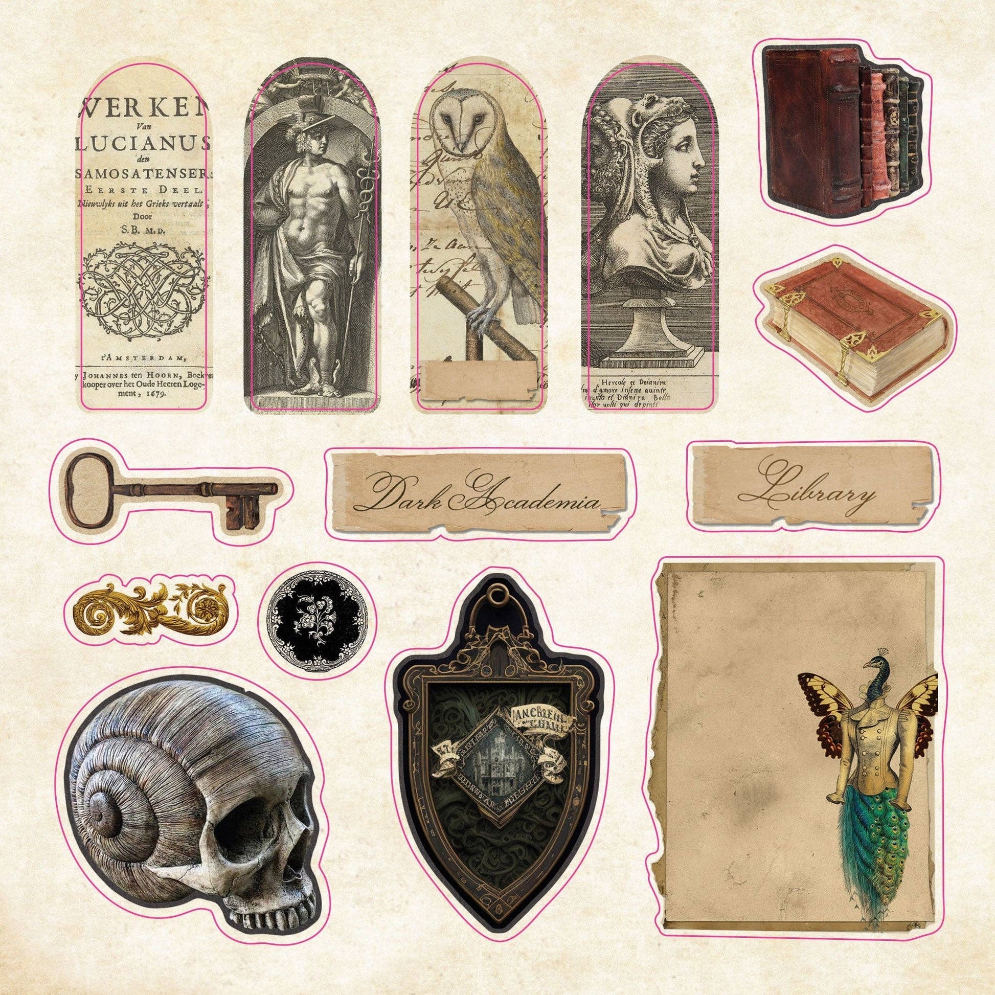 The Sticker Book of Curiosities | An Eclectic Compendium of Vintage Stickers | Over 750 Decals