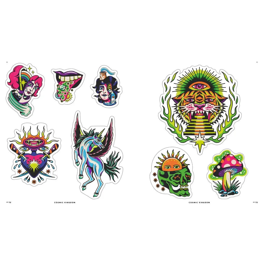The Tattoo Sticker Book | Traditional to Contemporary Illustrated Designs Decal