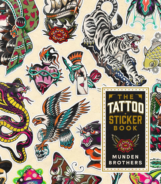 The Tattoo Sticker Book | Traditional to Contemporary Illustrated Designs Decal