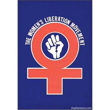 The Women's Liberation Movement. Refrigerator Magnet | 3" x 2"