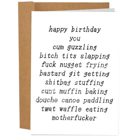 The Worst Card Ever Greeting Card | Funny Birthday Card | 5" x 7"