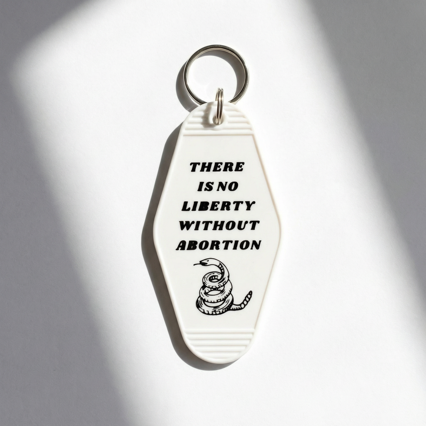 There is No Liberty Without Abortion Snake Keychain