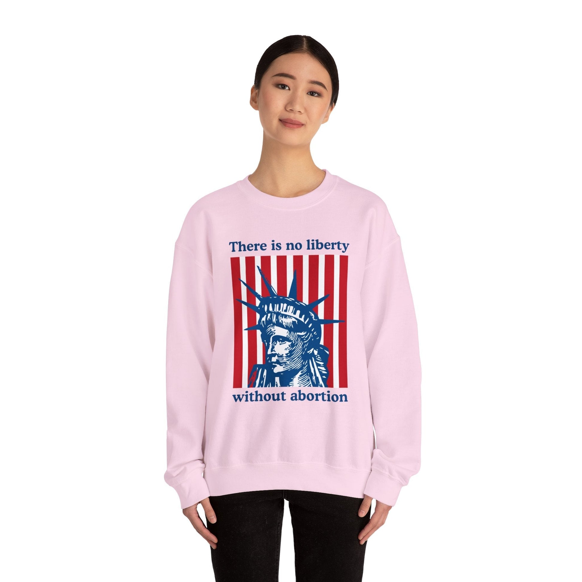 There is No Liberty Without Abortion Unisex Heavy Blend™ Crewneck Sweatshirt (Sizes S-5X)