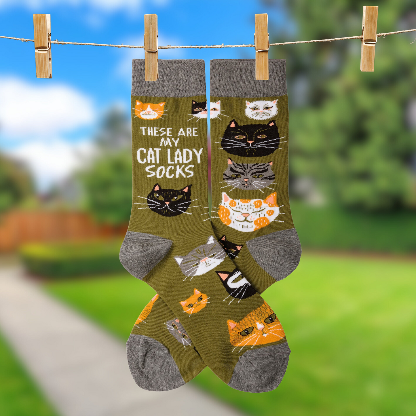 These Are My Cat Lady Socks | Cat Lovers | Unisex