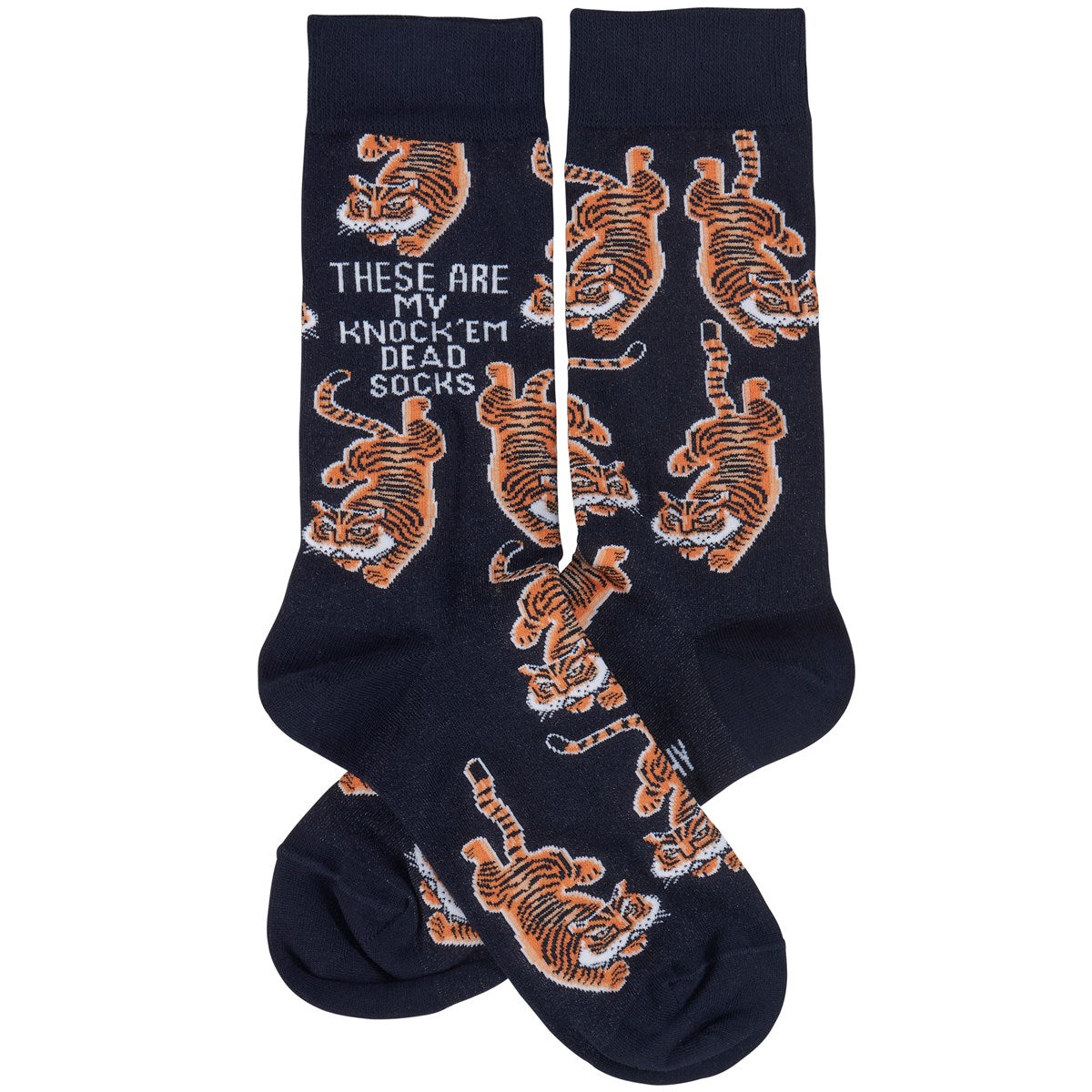 These Are My Knock 'Em Dead Socks with Tiger Motif | Gift for Her