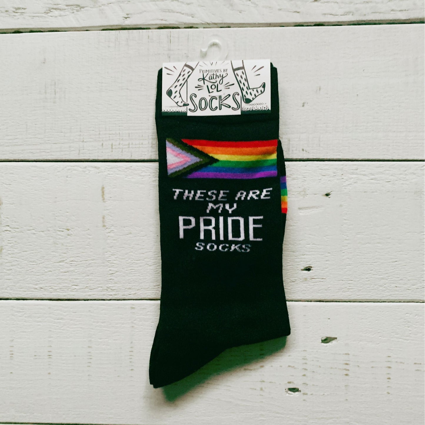 These Are My Pride Socks | Funny Novelty Socks with Cool Design | Bold/Crazy/Unique Dress Socks