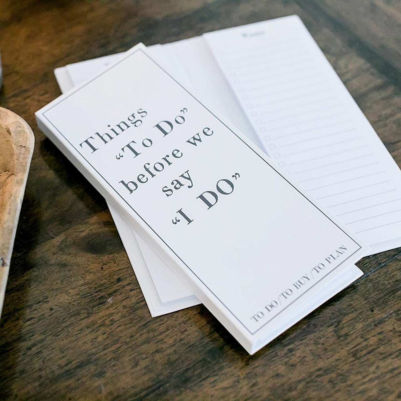 Things "To Do" Before We Say "I Do" Planner | Wedding List Pad Organizer | 3.75" x 9"