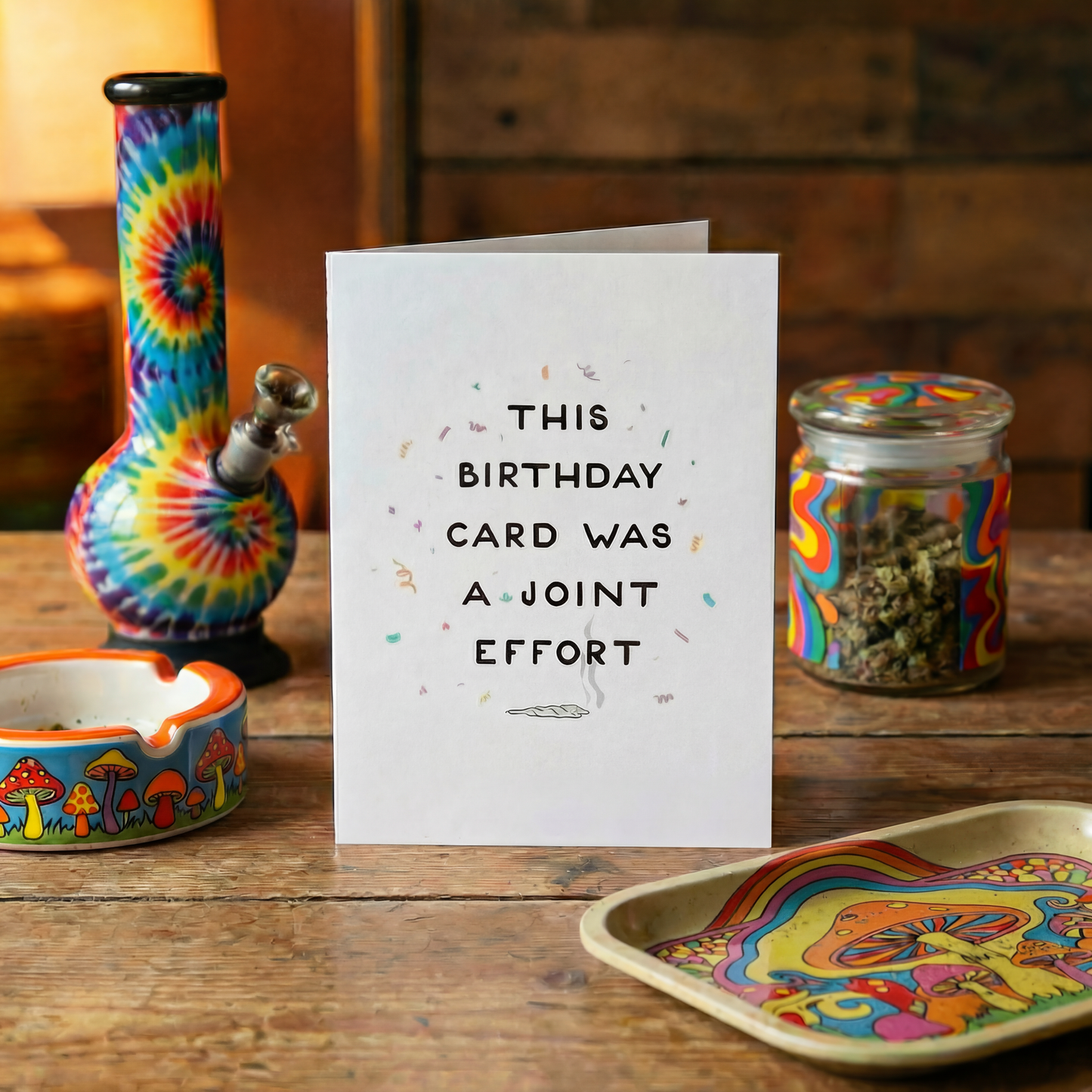This Birthday Card Was A Joint Effort Greeting Card