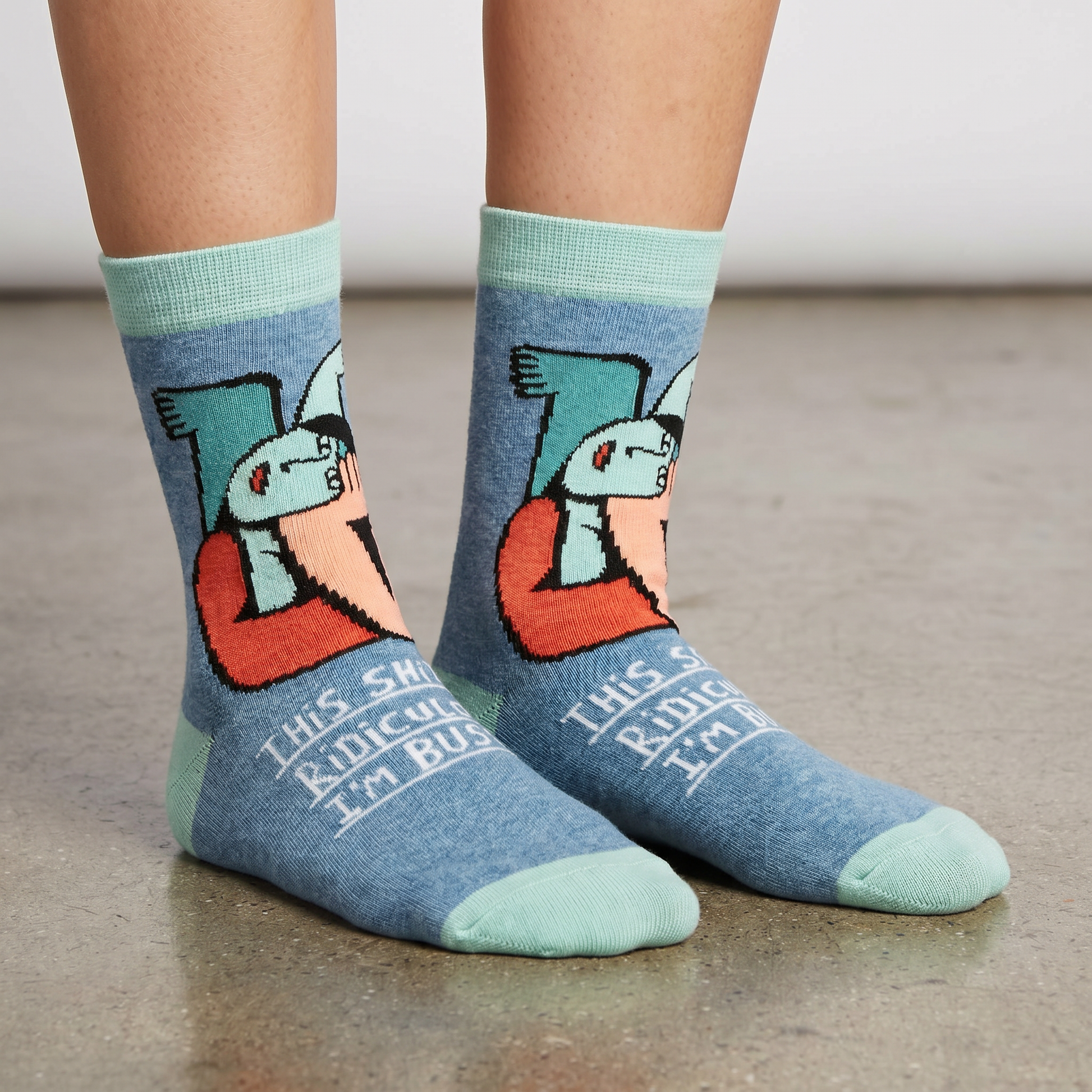 This Shit Is Ridiculous - I'm Busy Women's Ankle Socks | BlueQ at GetBullish