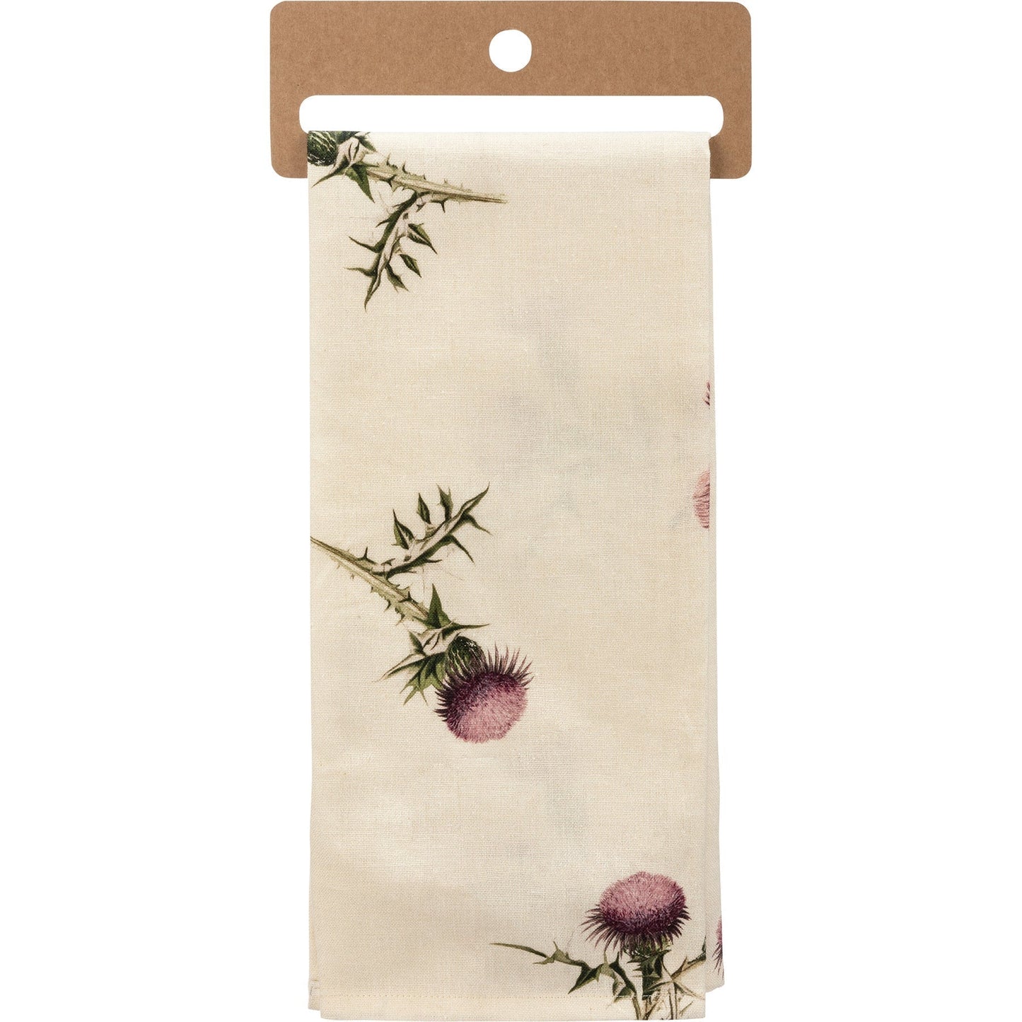 Thistle Be A Beautiful Day Punny Dish Cloth Towel | Cotten Linen Novelty Tea Towel | Cute Kitchen Hand Towel | 18" x 28"