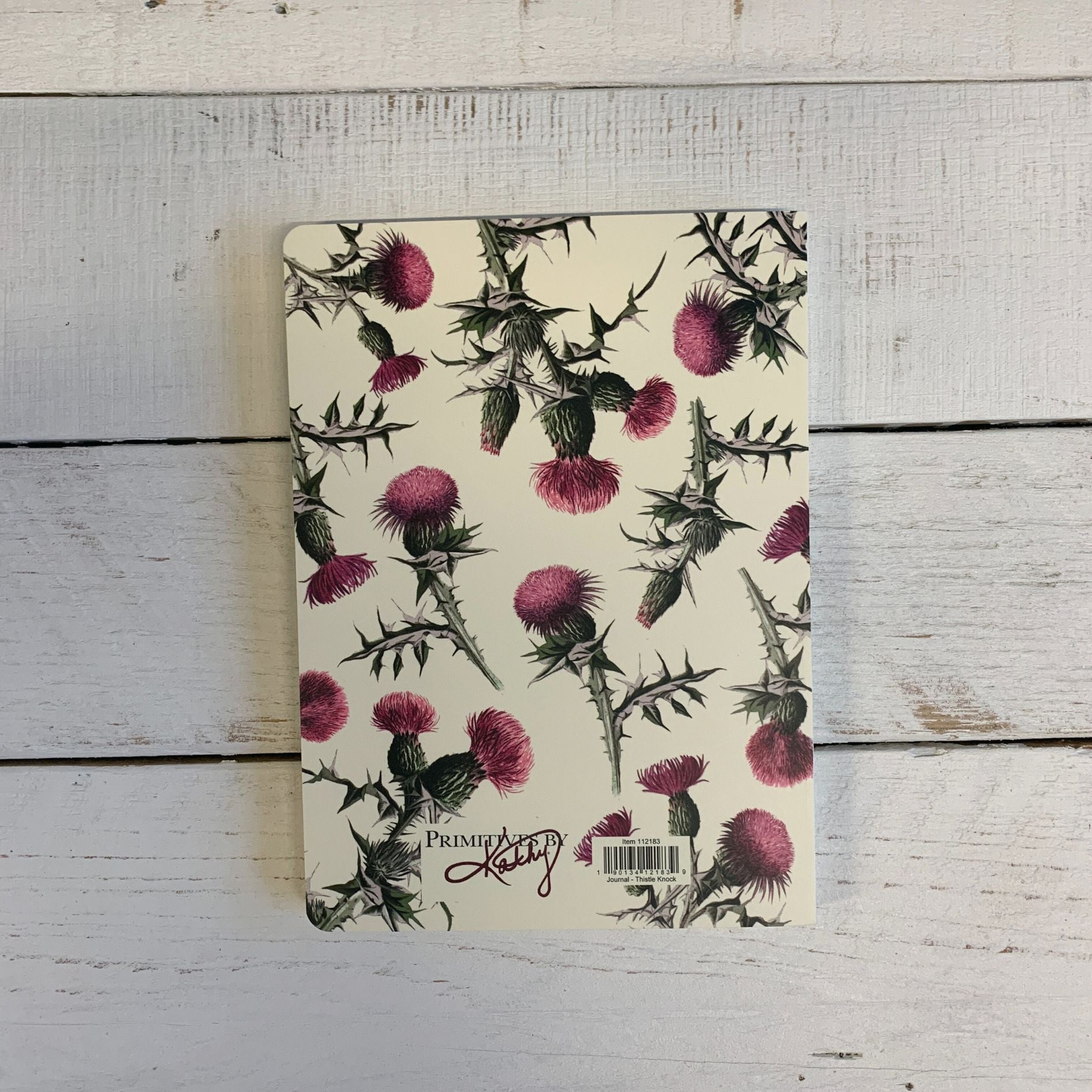 Thistle Knock Your Socks Off Double-Sided Journal | 160 Lined Pages Notebook