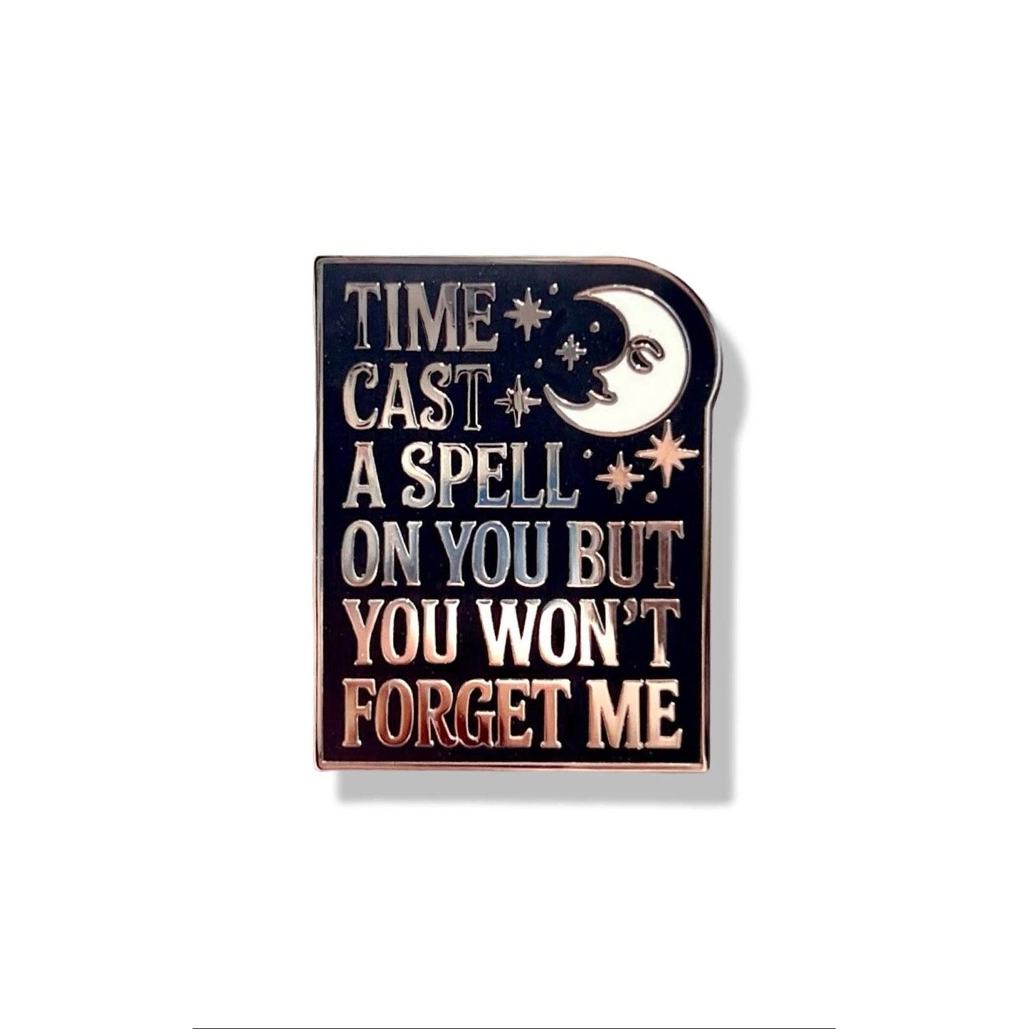 Time Cast A Spell On You But You Won’t Forget Me Silver Springs Fleetwood Mac Enamel Pin | Stevie Nicks Inspired Brooch
