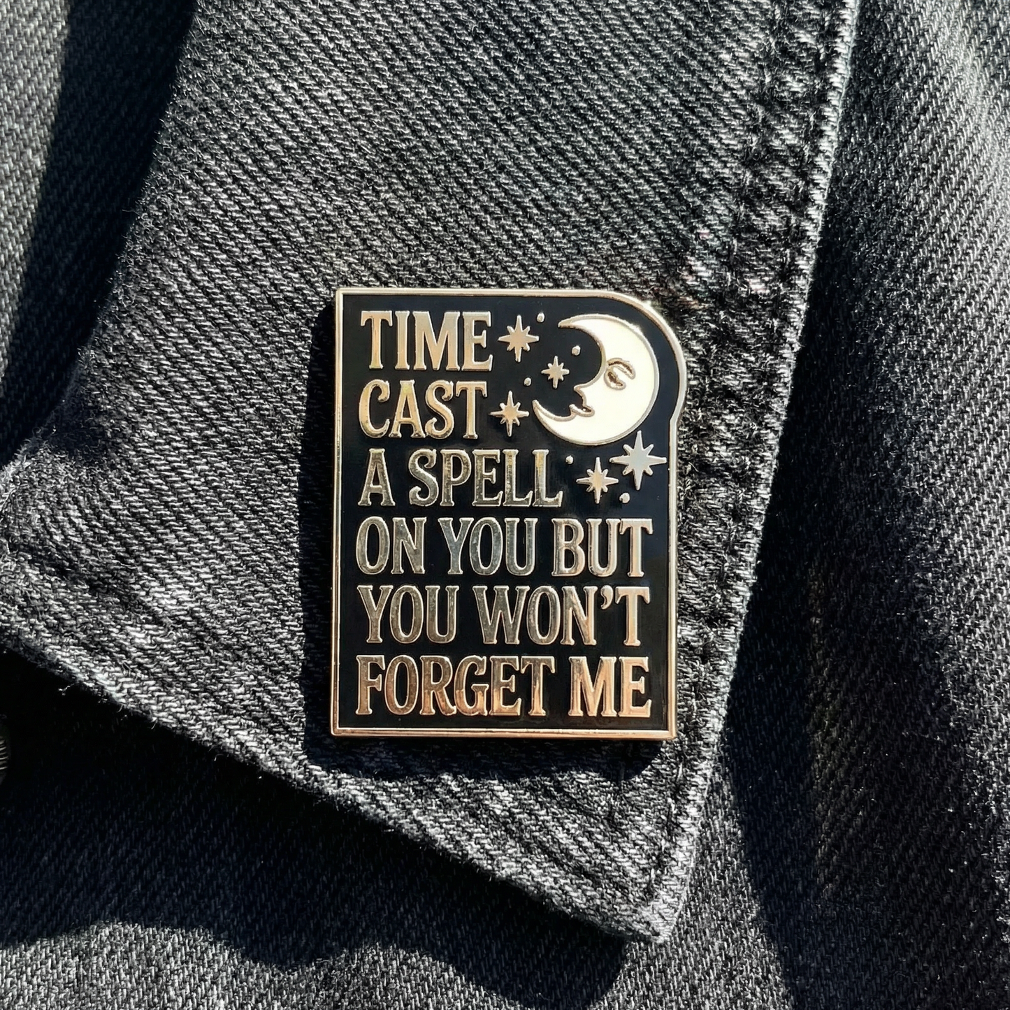 Time Cast A Spell On You But You Won’t Forget Me Silver Springs Fleetwood Mac Enamel Pin | Stevie Nicks Inspired Brooch
