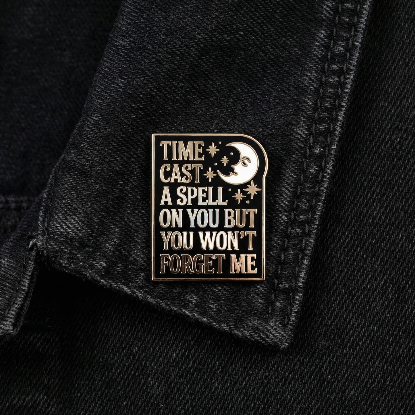 Time Cast A Spell On You But You Won’t Forget Me Silver Springs Fleetwood Mac Enamel Pin | Stevie Nicks Inspired Brooch