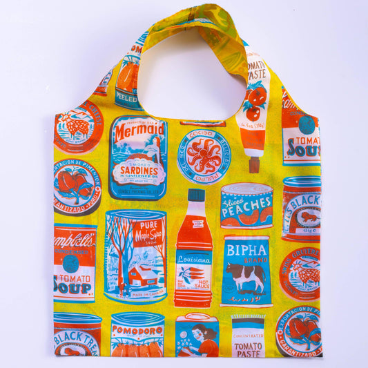 Tins Art Sack® by The Printed Peanut Reusable Tote Bag