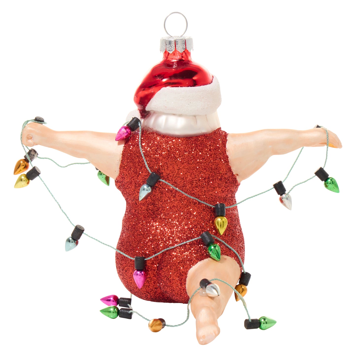 Tiny Dancer Hand-Blown Glass Christmas Holiday Ornament | Naughty Funny Xmas Gift