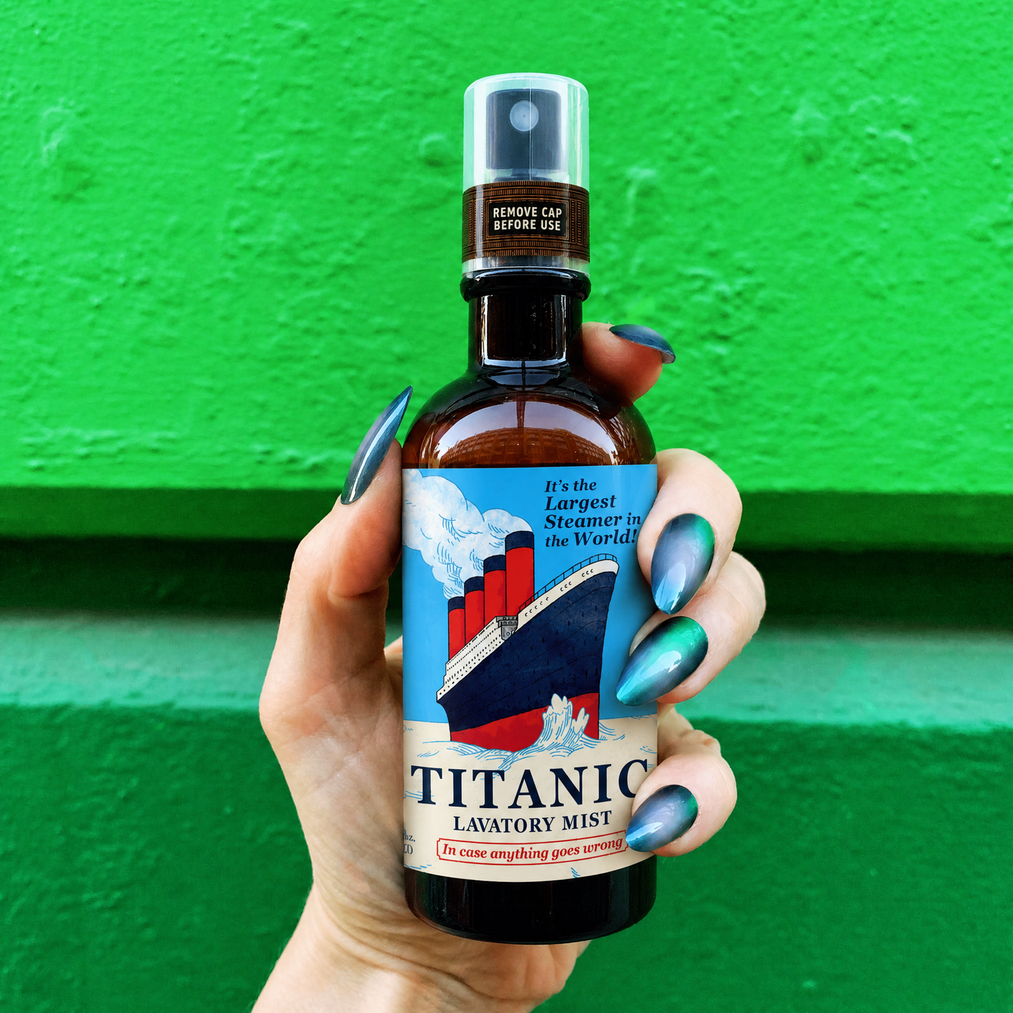 Titanic Lavatory Mist in Vetiver and Rose Scent | BlueQ at GetBullish-BlueQ-The Bullish Store