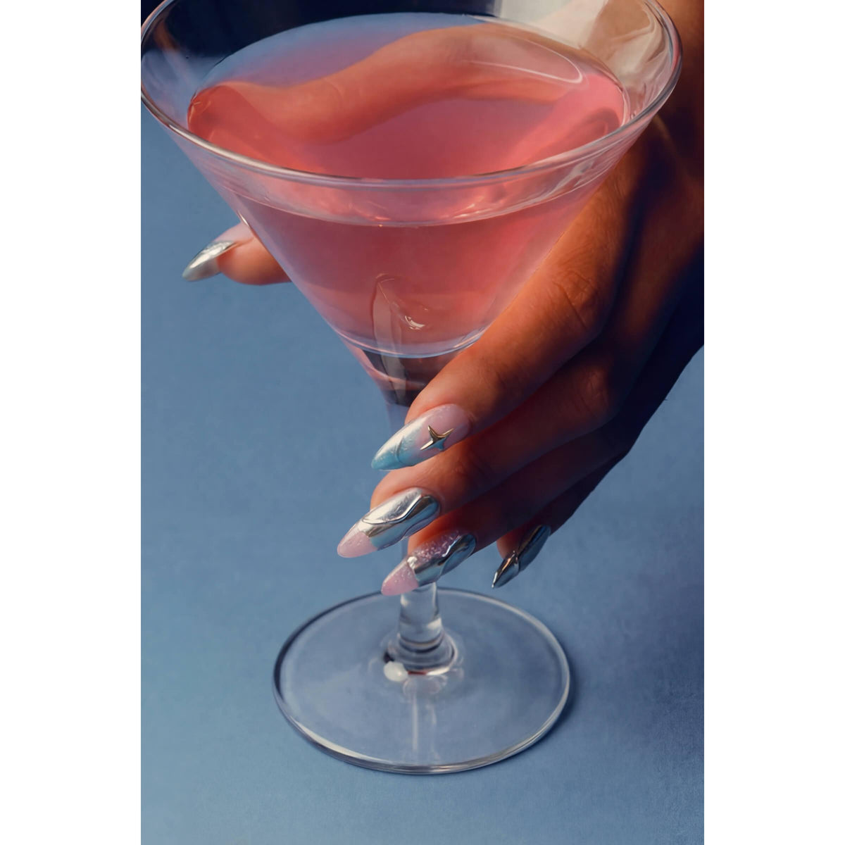 Titanium Jelly Gradient Press-On Nails | Pink Lavender Blue-Never Have I Ever-The Bullish Store