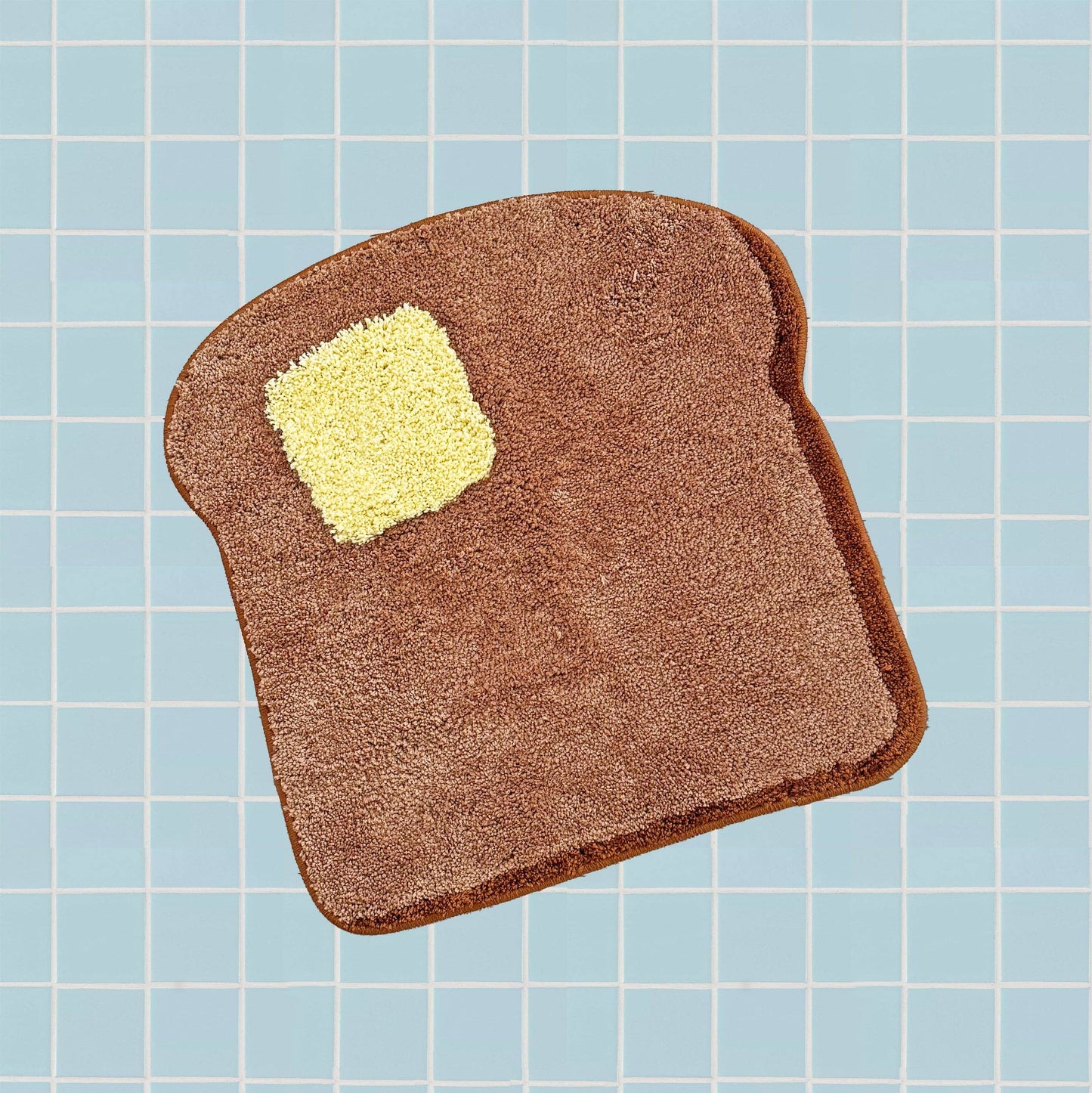 Toast Bread Ultrasoft Rug | Slip Resistant Door Mat 22" x 24