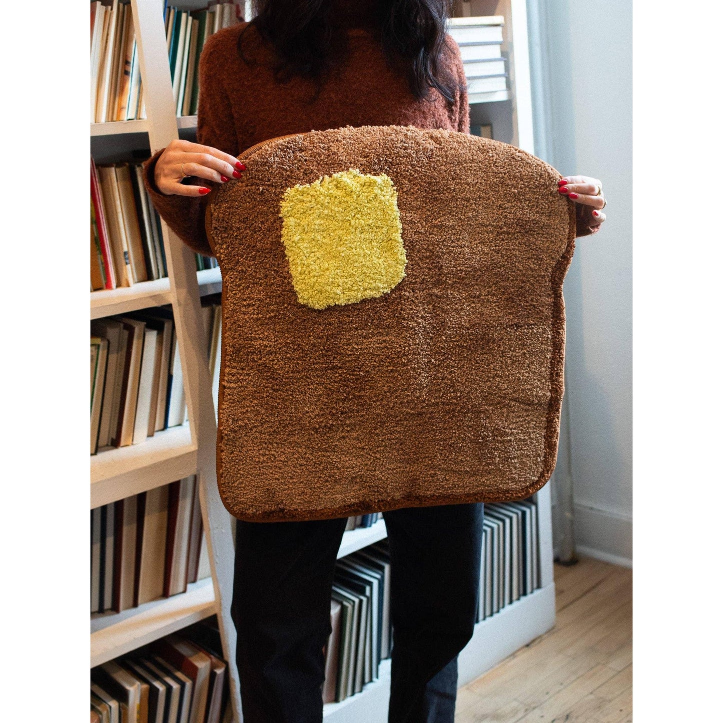 Toast Bread Ultrasoft Rug | Slip Resistant Door Mat 22" x 24