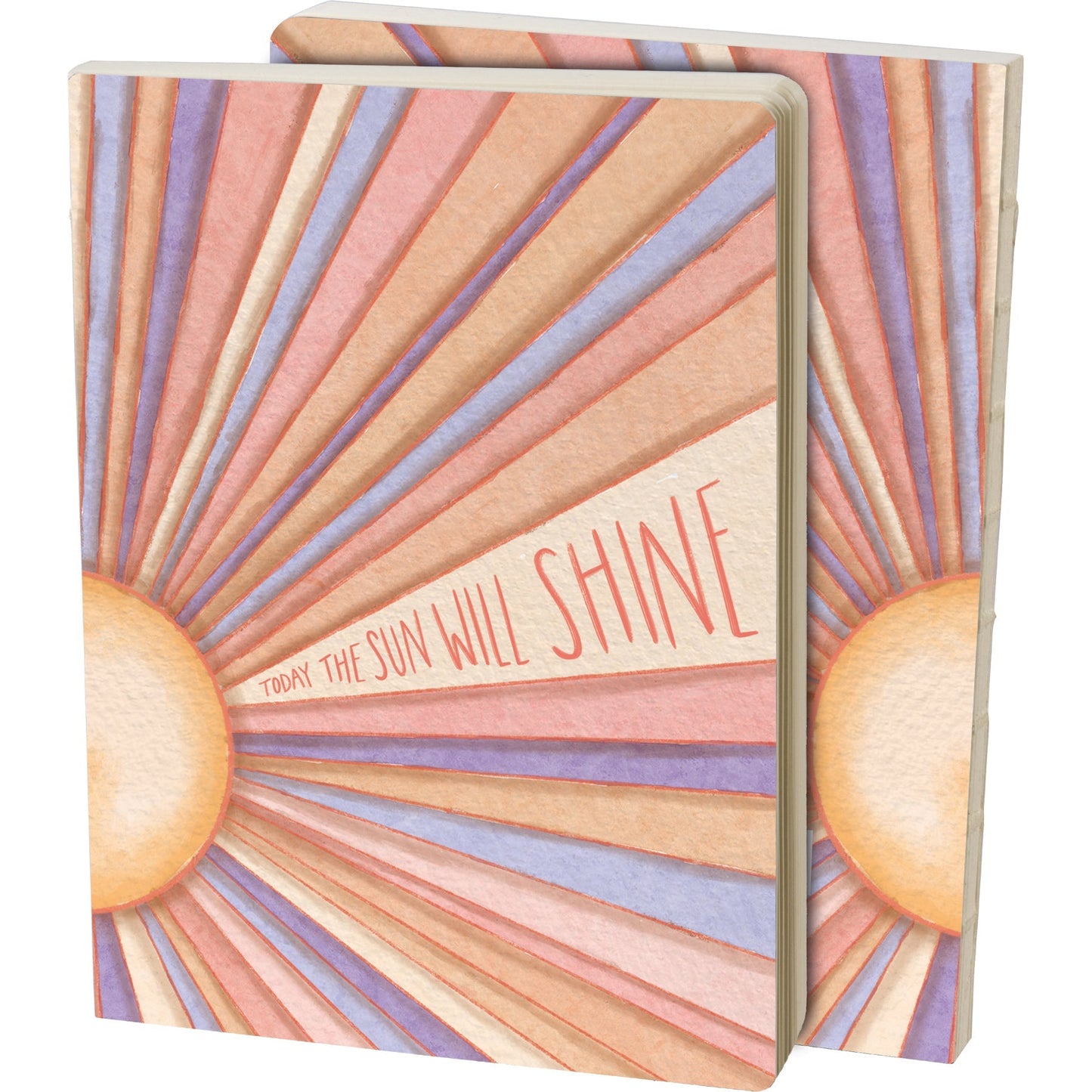 Today The Sun Will Shine Journal | Double-Sided Sun Artwork Design Notebook