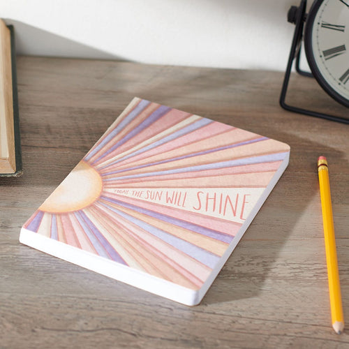 Today The Sun Will Shine Journal | Double-Sided Sun Artwork Design Notebook